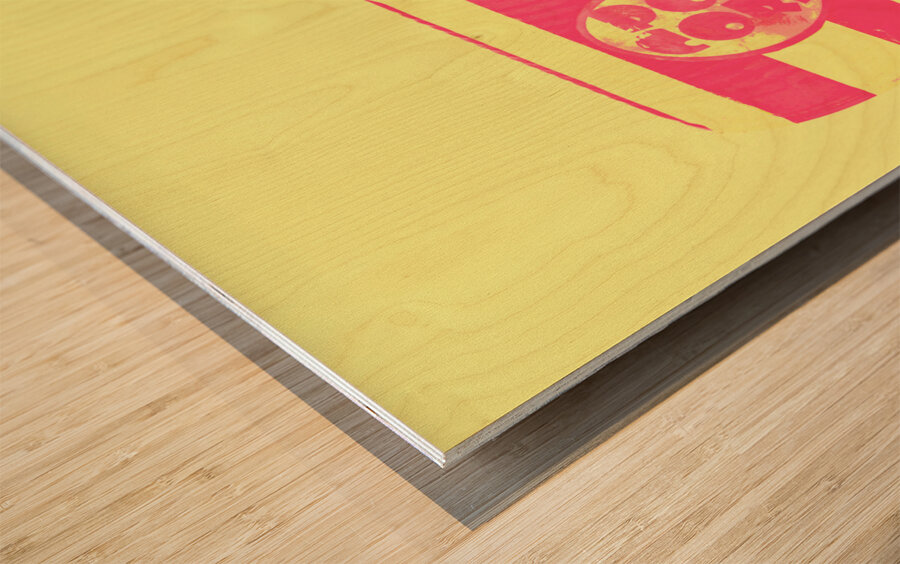 Cine design Wood print