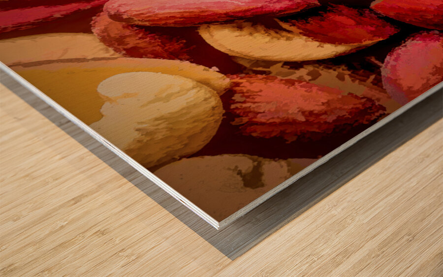 Mixed nuts Wood print