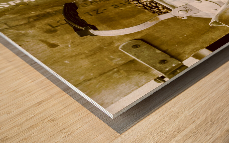 Bean shop cafe Wood print