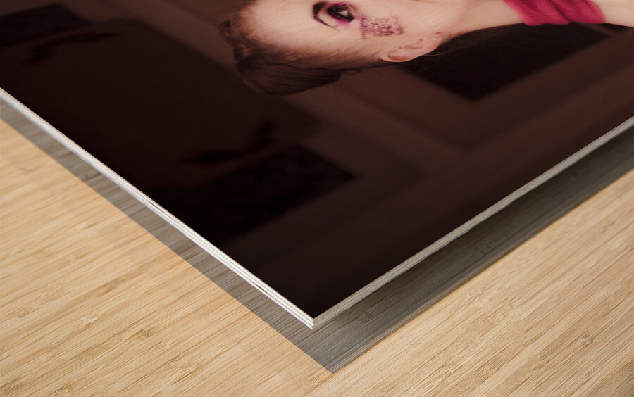 Flower dance Wood print