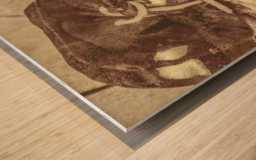 Historic food art Wood print