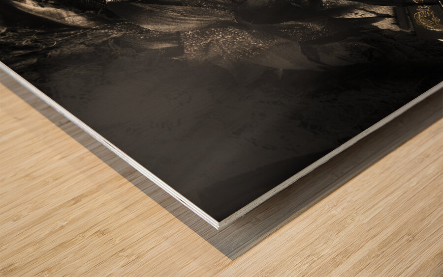 Dark night carnival affair Wood print