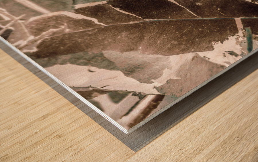 De Composition Wood print