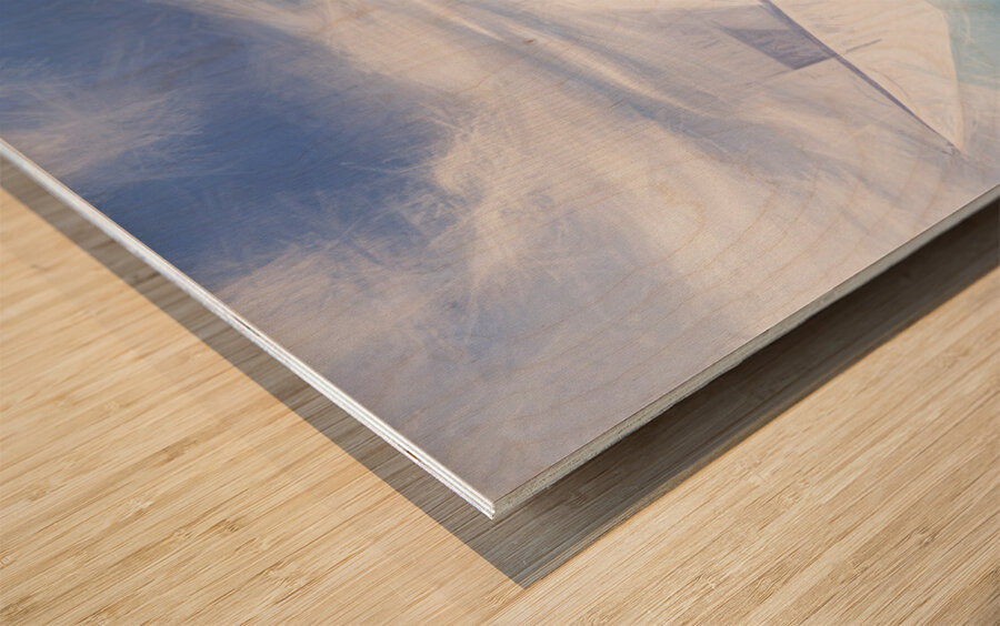 Paper knots and cardboard seas Wood print