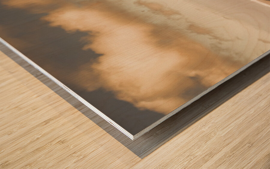 Trial Harbour landscape panorama Wood print