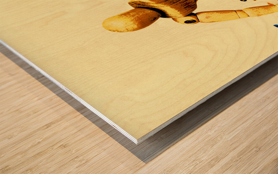 Balsa Boarder 1970 Wood print