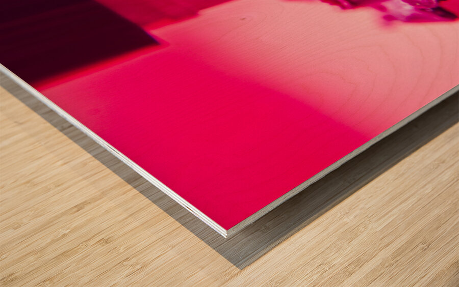 Cosmetic impact Wood print