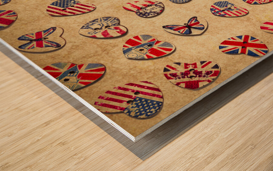 Sovereign state sentiments Wood print