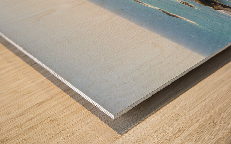 Vibrant cape seascape Wood print