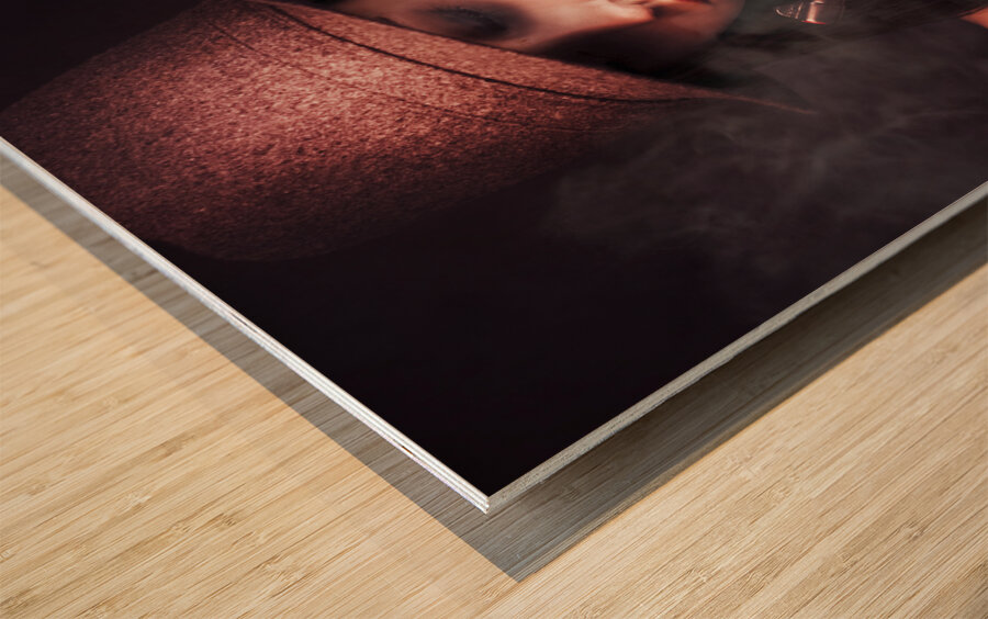 Mobster Toting A Gun Wood print