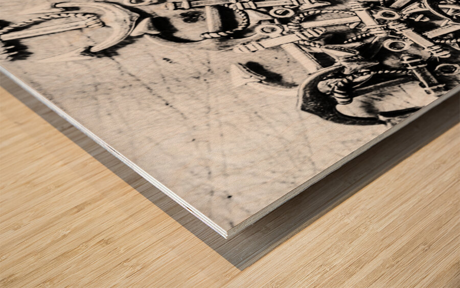 A Pirates Loot Wood print