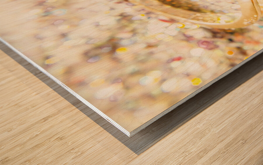 Gems and glitter Wood print