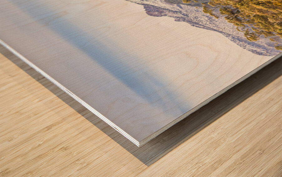 King William Range. Australia mountain panorama Wood print