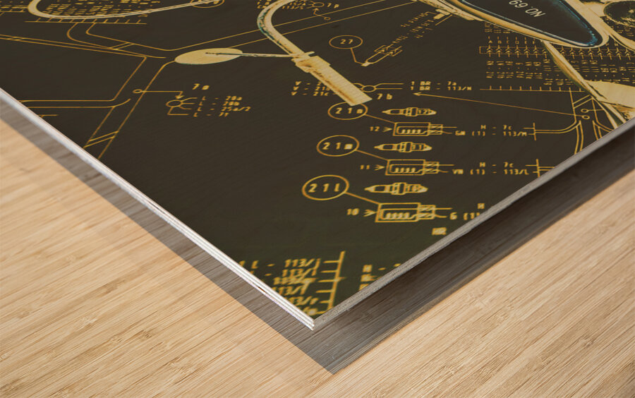 Custom Specs Wood print