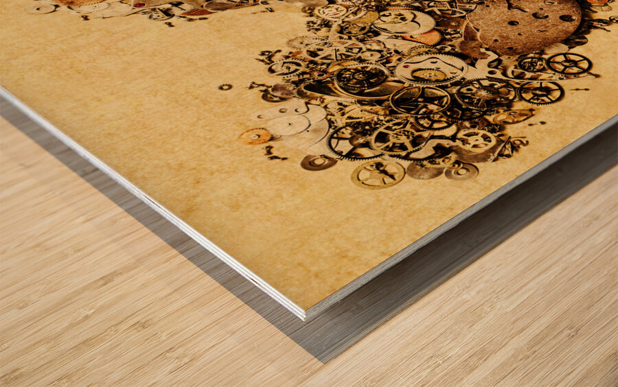 Timeless design Wood print