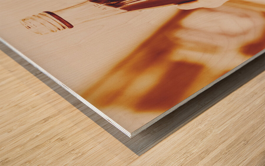 Vintage cheers Wood print