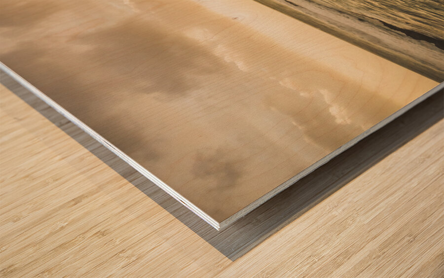 Calm after the storm Wood print