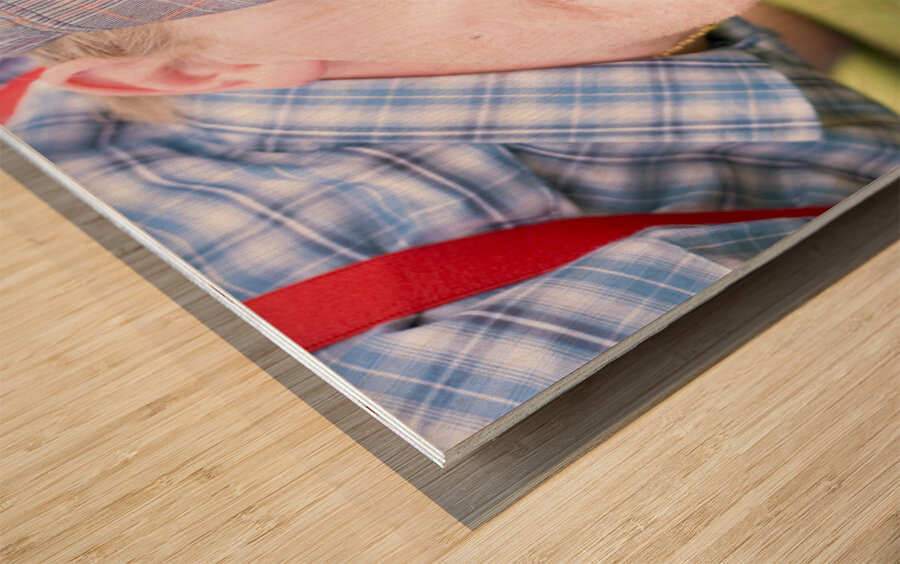 Golf Lunatic Wood print