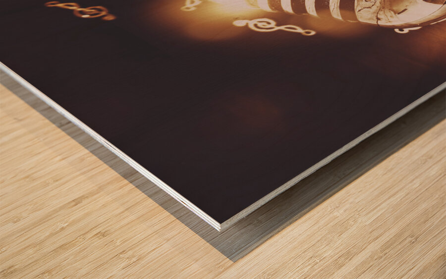 Classics at the audio hall Wood print