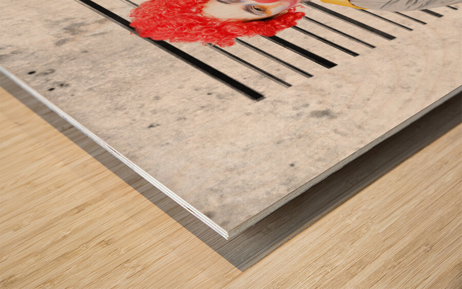 Caught In The Act Wood print