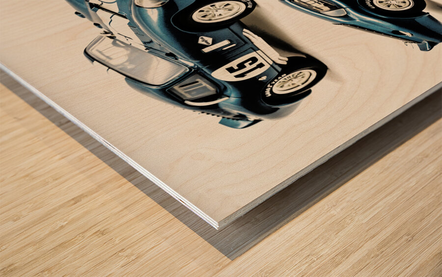 Shelby Cobra Daytona Wood print