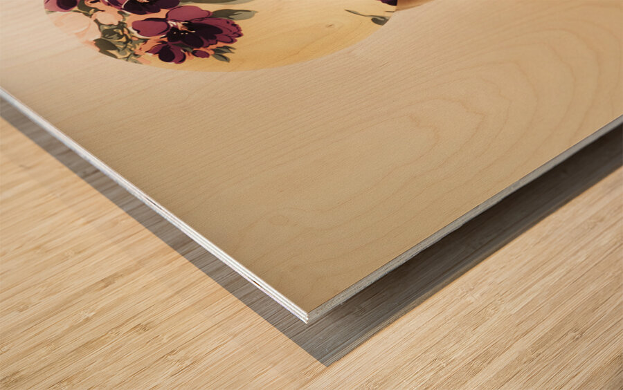 High Fashion Portrait Wood print