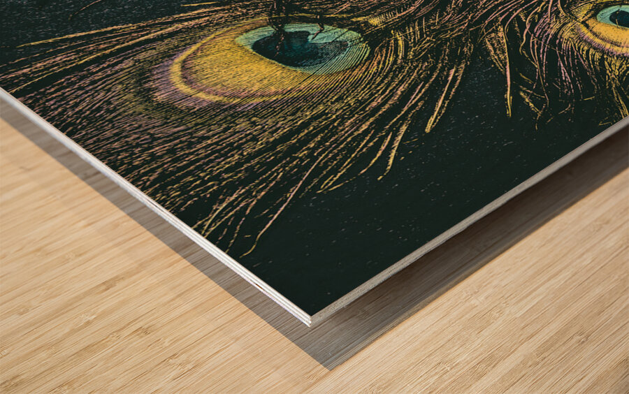 Wild elegance Wood print