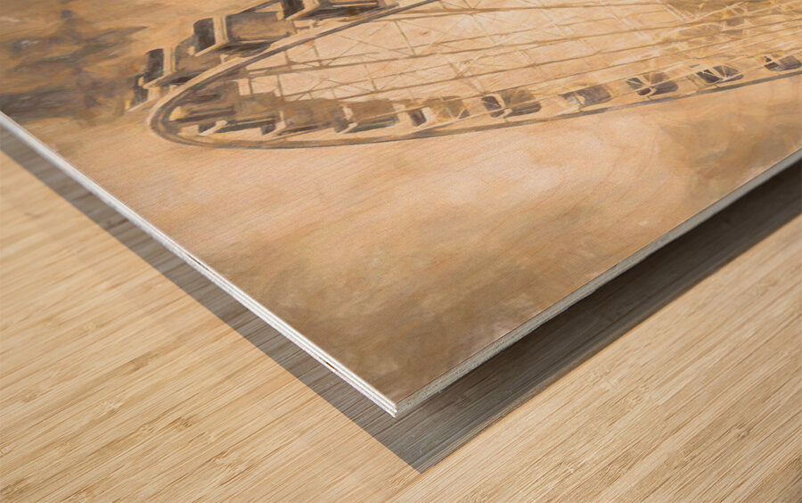 Memories spun Wood print