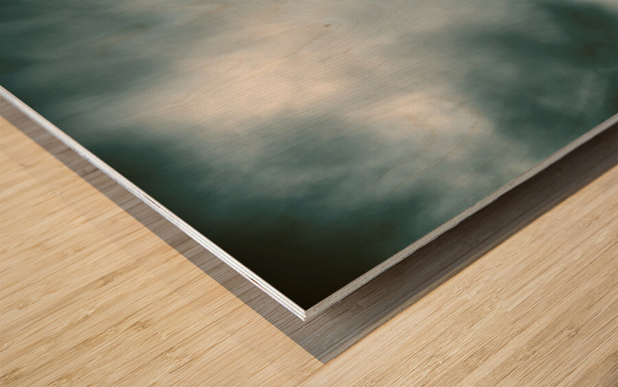 Journey of turbulence Wood print