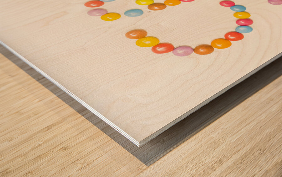 Candy bar Wood print