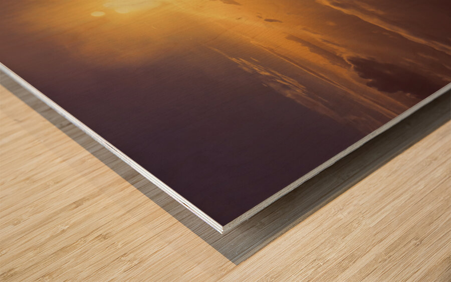 Elevation Wood print