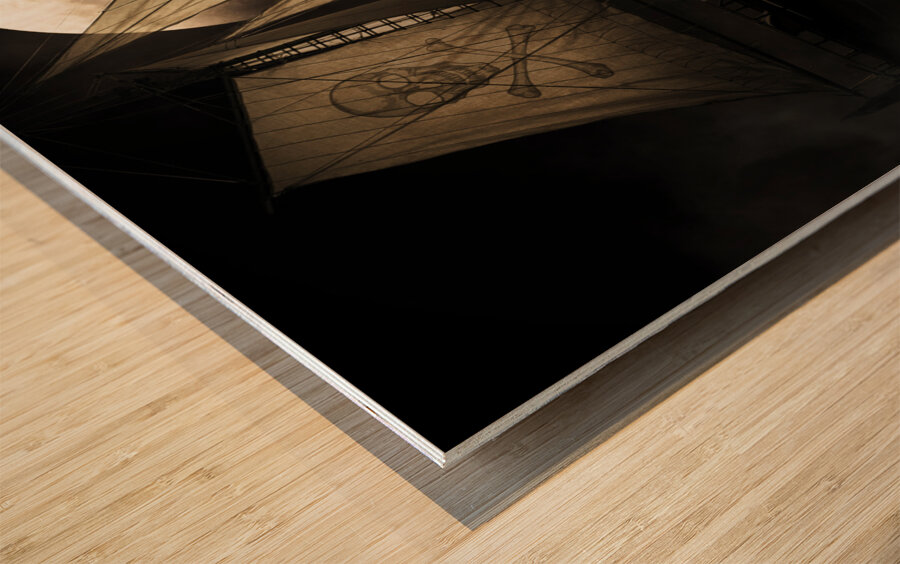 Ghost Ship Wood print