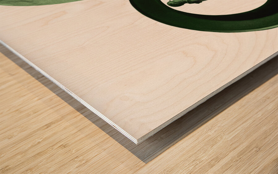 Intercept Wood print