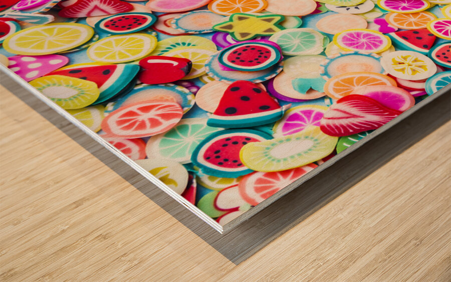 Sliced sweetness Wood print