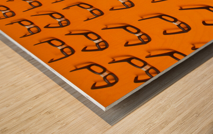 Army of nerd glasses Wood print