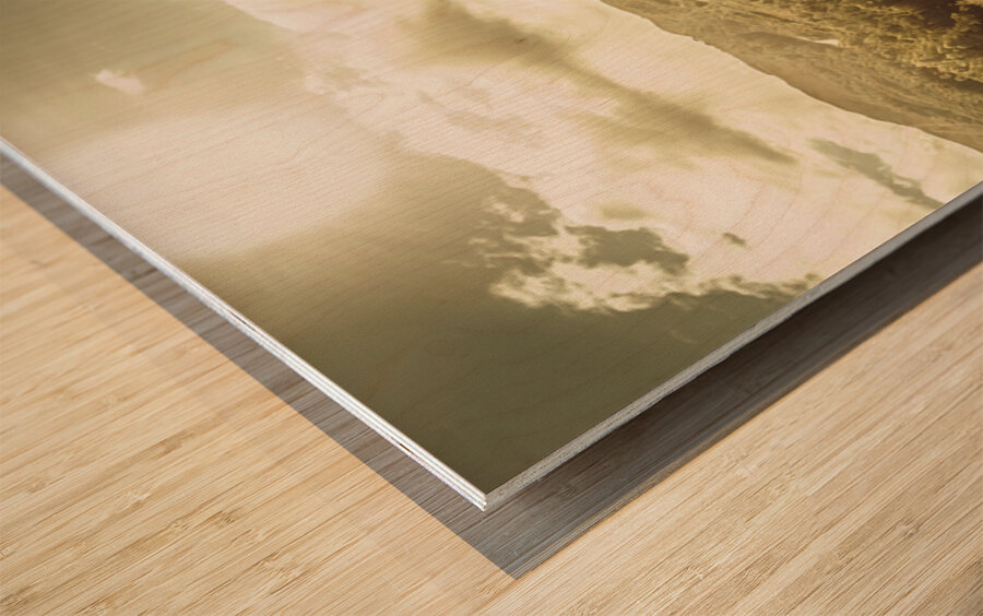 Australian rural panoramic landscape Wood print