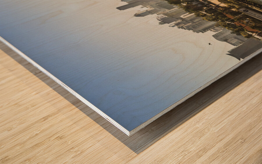 South Melbourne Wood print