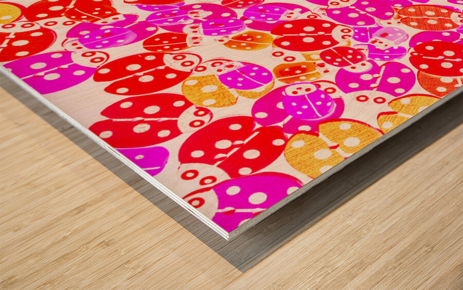 Busy as buggery Wood print