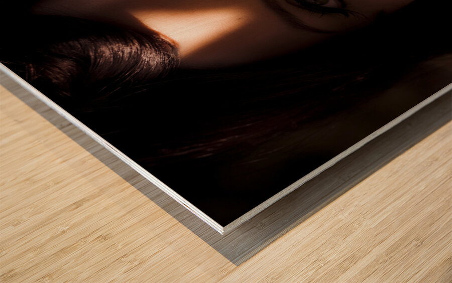 Sun Flower Wood print