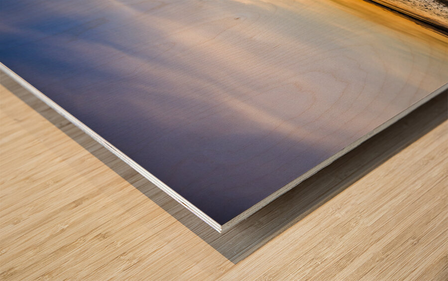 Beautiful beach sunsets Wood print