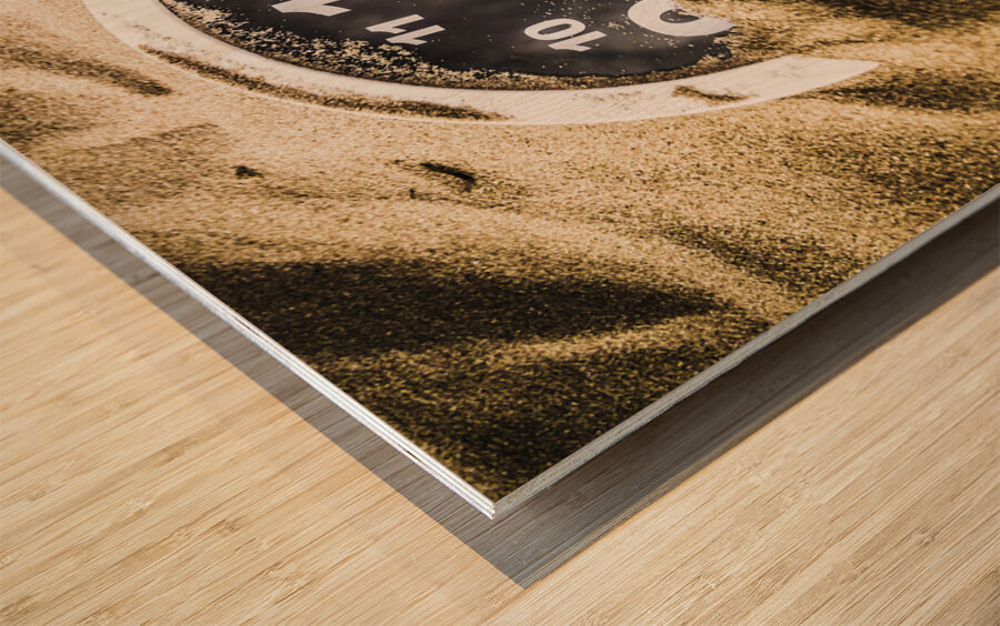 Deserted in time Wood print