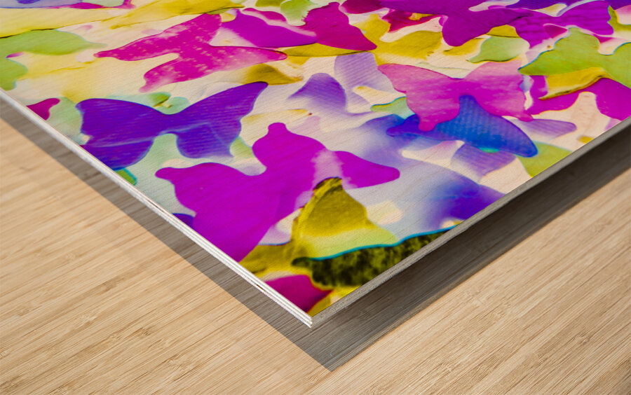 Color springs Wood print