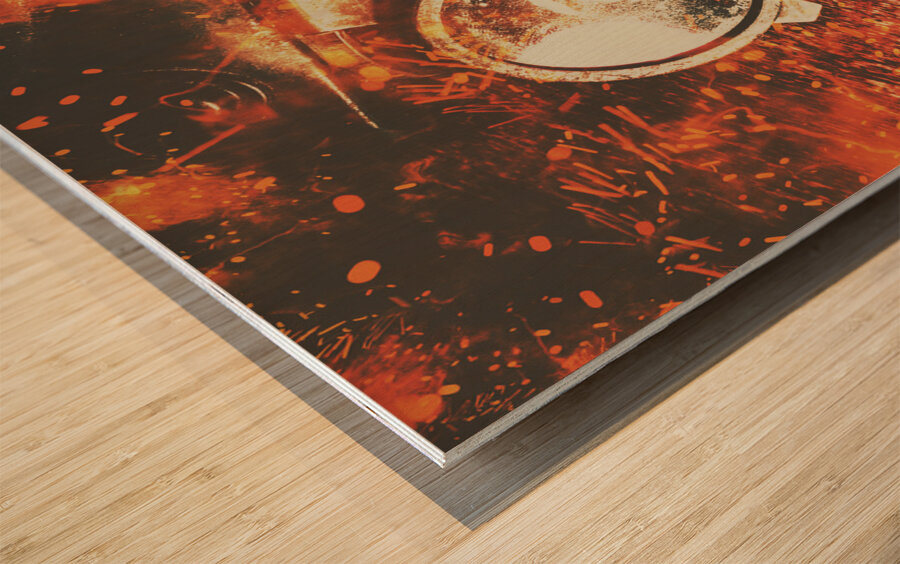 Foundry formations Wood print