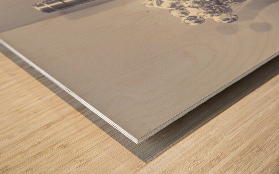 A grape gala Wood print