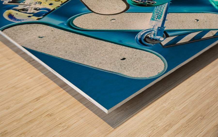 Abstacked Wood print