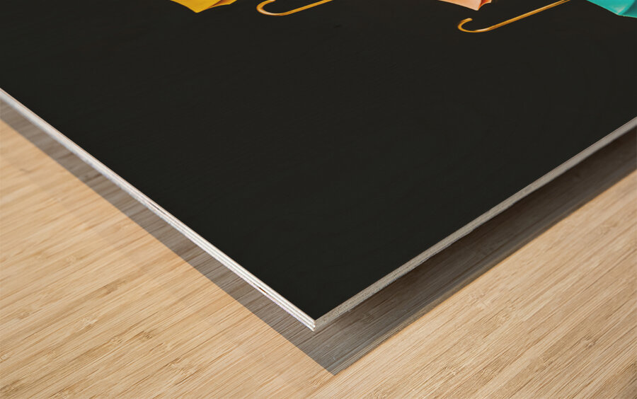 Weather or not Wood print