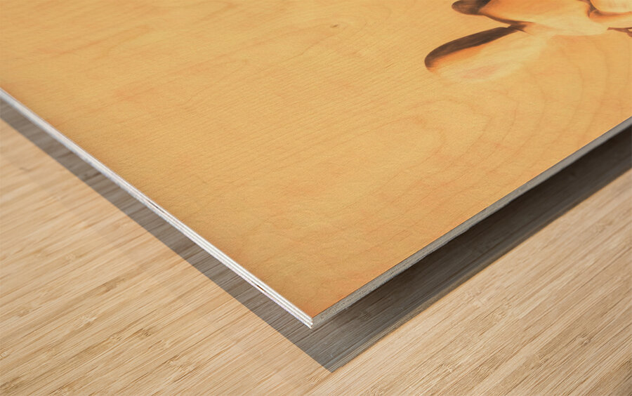 Coffee break Wood print