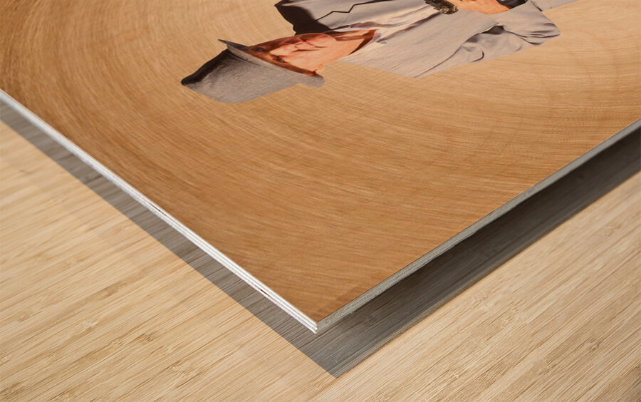 Another round Wood print