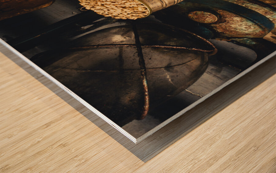 Bar and bourbon Wood print