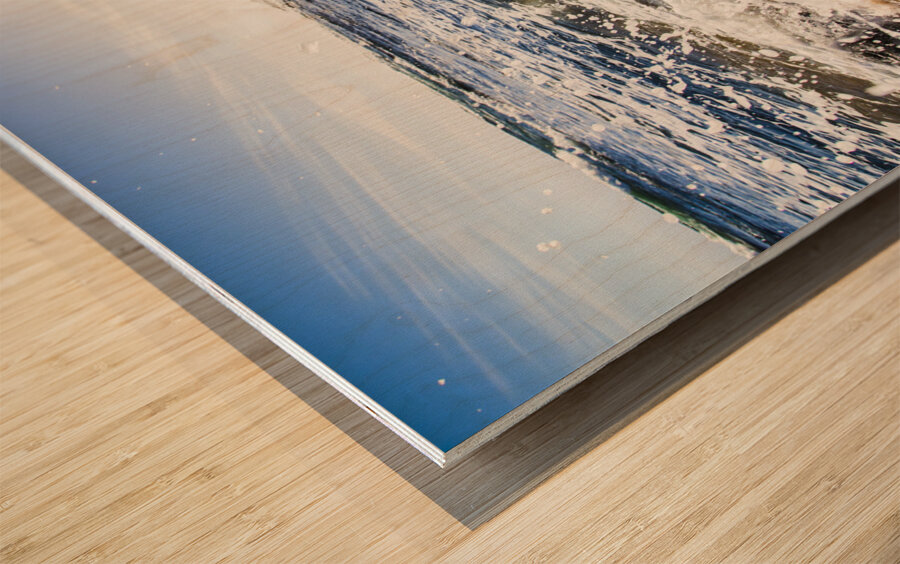 Tasmania landscape artwork Wood print